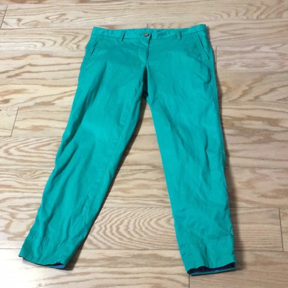 2 Talbots green girlfriend chino pant - Picture 3 of 16